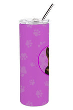Load image into Gallery viewer, German Shepherd Black and Tan #2 Stainless Steel 20 oz Skinny Tumbler