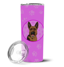 Load image into Gallery viewer, German Shepherd Black and Tan #2 Stainless Steel 20 oz Skinny Tumbler
