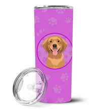 Load image into Gallery viewer, Golden Retriever Red #2 Stainless Steel 20 oz Skinny Tumbler
