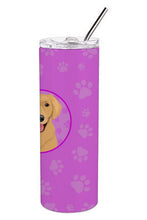 Load image into Gallery viewer, Golden Retriever Gold #2 Stainless Steel 20 oz Skinny Tumbler