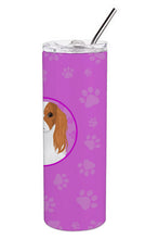 Load image into Gallery viewer, Cavalier King Charles Spaniel Blenheim #1 Stainless Steel 20 oz Skinny Tumbler