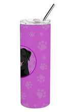 Load image into Gallery viewer, Labrador Retriever Black #1 Stainless Steel 20 oz Skinny Tumbler