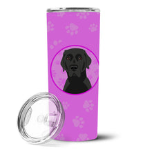Load image into Gallery viewer, Labrador Retriever Black #2  Stainless Steel 20 oz Skinny Tumbler