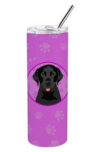 Load image into Gallery viewer, Labrador Retriever Black #3 Stainless Steel 20 oz Skinny Tumbler