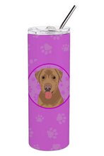 Load image into Gallery viewer, Labrador Retriever Red Stainless Steel 20 oz Skinny Tumbler