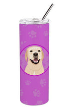 Load image into Gallery viewer, Labrador Retriever Yellow #2 Stainless Steel 20 oz Skinny Tumbler