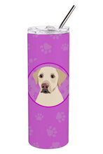 Load image into Gallery viewer, Labrador Retriever Yellow #3 Stainless Steel 20 oz Skinny Tumbler