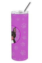 Load image into Gallery viewer, Pit Bull Black #4 Stainless Steel 20 oz Skinny Tumbler