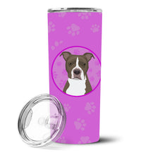 Load image into Gallery viewer, Pit Bull Blue #6 Stainless Steel 20 oz Skinny Tumbler