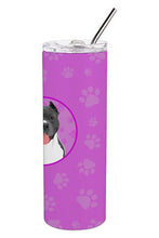 Load image into Gallery viewer, Pit Bull Blue #7 Stainless Steel 20 oz Skinny Tumbler