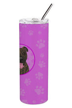 Load image into Gallery viewer, Pit Bull Brindle #1 Stainless Steel 20 oz Skinny Tumbler