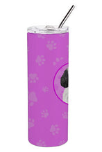 Load image into Gallery viewer, Poodle Standard Silver Stainless Steel 20 oz Skinny Tumbler