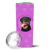 Load image into Gallery viewer, Rottweiler Black and Tan #1 Stainless Steel 20 oz Skinny Tumbler