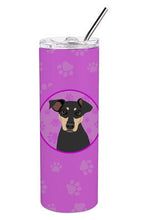 Load image into Gallery viewer, Rottweiler Black and Tan #3 Stainless Steel 20 oz Skinny Tumbler