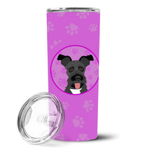 Load image into Gallery viewer, Schnauzer Black #3 Stainless Steel 20 oz Skinny Tumbler