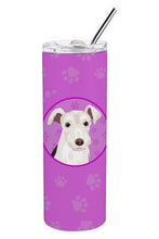 Load image into Gallery viewer, Schnauzer Parti Stainless Steel 20 oz Skinny Tumbler