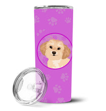 Load image into Gallery viewer, Shih-Tzu Gold #1 Stainless Steel 20 oz Skinny Tumbler
