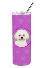 Load image into Gallery viewer, Shih-Tzu Gold #5 Stainless Steel 20 oz Skinny Tumbler