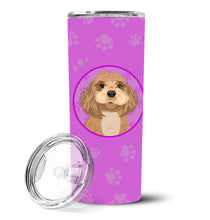 Load image into Gallery viewer, Shih-Tzu Red Stainless Steel 20 oz Skinny Tumbler