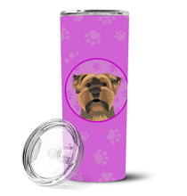 Load image into Gallery viewer, Yorkie Chocolate #1 Stainless Steel 20 oz Skinny Tumbler