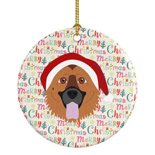 Load image into Gallery viewer, German Shepherd Merry Christmas Ceramic Ornament