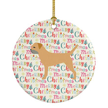 Load image into Gallery viewer, Border Terrier Merry Christmas Ceramic Ornament
