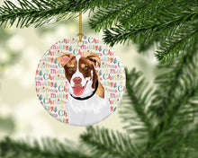Load image into Gallery viewer, Australian Shepherd Red and White #2 Christmas Ceramic Ornament