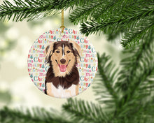 Load image into Gallery viewer, Australian Shepherd Red Tricolor #3 Christmas Ceramic Ornament