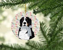 Load image into Gallery viewer, Bernese Mountain Dog #3 Christmas Ceramic Ornament