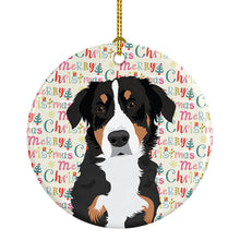 Load image into Gallery viewer, Bernese Mountain Dog Puppy #2 Christmas Ceramic Ornament