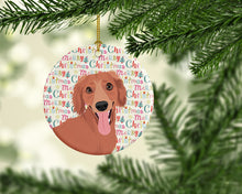 Load image into Gallery viewer, Chihuahua Red #1 Christmas Ceramic Ornament