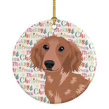 Load image into Gallery viewer, Chihuahua Red #2 Christmas Ceramic Ornament