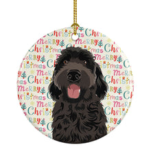 Load image into Gallery viewer, Doodle Black #1 Christmas Ceramic Ornament