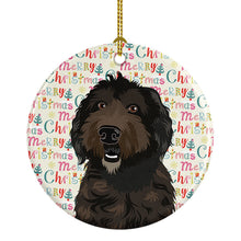 Load image into Gallery viewer, Doodle Chocolate #1 Christmas Ceramic Ornament