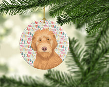 Load image into Gallery viewer, Doodle Liver #2 Christmas Ceramic Ornament