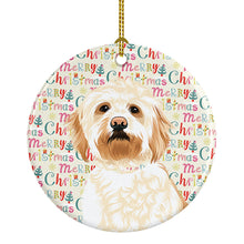 Load image into Gallery viewer, Doodle Red #2 Christmas Ceramic Ornament