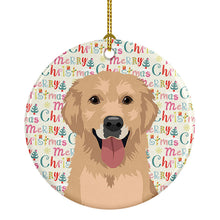 Load image into Gallery viewer, Golden Retriever Fawn #3 Christmas Ceramic Ornament