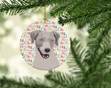 Load image into Gallery viewer, Labrador Retriever Gray Christmas Ceramic Ornament