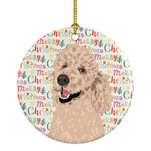 Load image into Gallery viewer, Poodle Standard Cafe Au Lait Christmas Ceramic Ornament