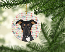 Load image into Gallery viewer, Rottweiler Black and Tan #6 Christmas Ceramic Ornament