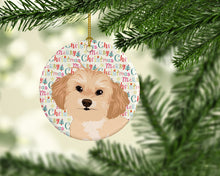 Load image into Gallery viewer, Shih-Tzu Gold #1 Christmas Ceramic Ornament