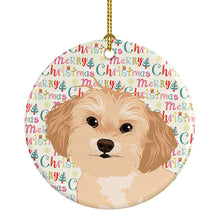 Load image into Gallery viewer, Shih-Tzu Gold #1 Christmas Ceramic Ornament