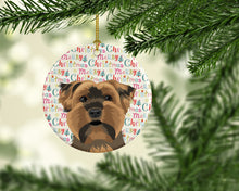 Load image into Gallery viewer, Yorkie Chocolate #1 Christmas Ceramic Ornament