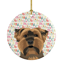 Load image into Gallery viewer, Yorkie Chocolate #1 Christmas Ceramic Ornament
