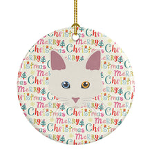 Load image into Gallery viewer, Aphrodite Giant Cat Christmas Ceramic Ornament