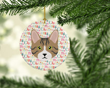 Load image into Gallery viewer, Dragon Li Cat Christmas Ceramic Ornament