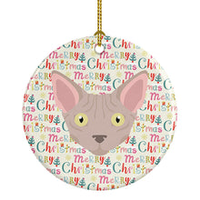 Load image into Gallery viewer, Minskin Cat Christmas Ceramic Ornament