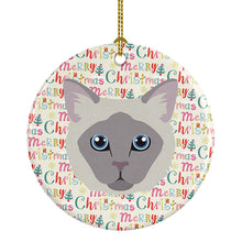 Load image into Gallery viewer, Owyhee Bob Cat Christmas Ceramic Ornament