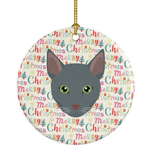 Load image into Gallery viewer, Raas Cat Christmas Ceramic Ornament