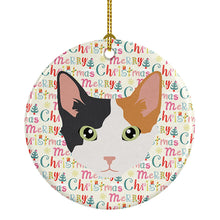 Load image into Gallery viewer, Skookum Cat Christmas Ceramic Ornament